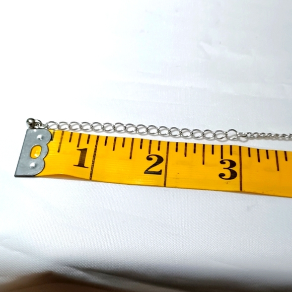 VINTAGE LOLA ROSE SILVER TONE NECKLACE - Picture 4 of 11